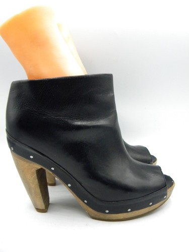 Marni black leather - black, toe